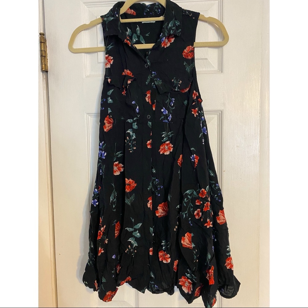 Kimchi Blue | Floral Button Down Dress | Size XS